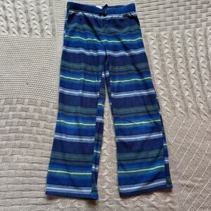Eddie Bauer Bleu Striped Cozy Pajama Pants ~ Fit 8